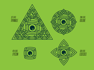 SirSmithsonian Levels of Enlightenment Through Craft. branding design identity illuminati line art logo seals