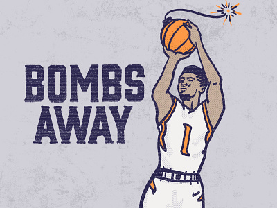 Suns of Anarchy - #1 basketball basketball player illustration nba phoenix phoenix suns