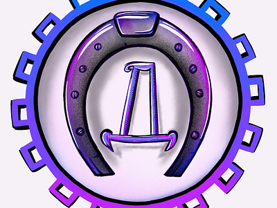 Logo for the Instagram of the literary studio "Pegasus Depot" design icon illustration logo ui vector