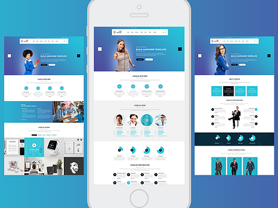 Gazelle - Multipurpose HTML5 For Business corporate creative html5 psd