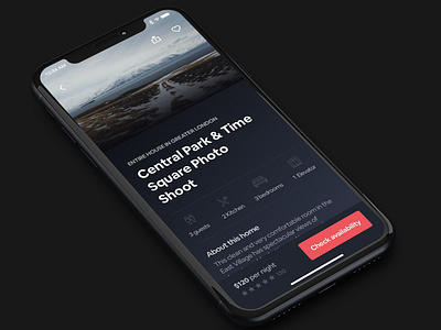 Airbnb Dark Mode airbnb dark app design app ios