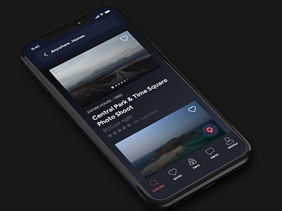 Airbnb Home Design IOS "V 01" airbnb app apps application design uikit