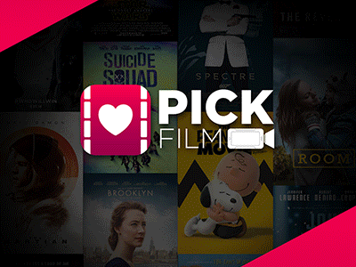 PickFilm - Movies App concept #01 app appconcept apple dribbble interface ios movie red tvshows uidesign uiux