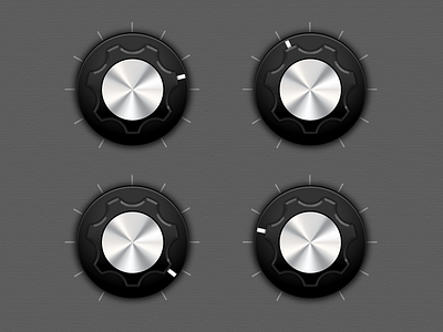 Volume Controls 🎛 amp control design designer dribbble gain master volume music shot volume