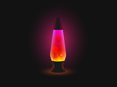 Lava Lamp design dribbble illustration illustrator lamp lava lights shot vector