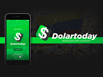 DolarToday - Redesign App Concept 📱 app design designer dolar dribbble green icon interface money stats ui