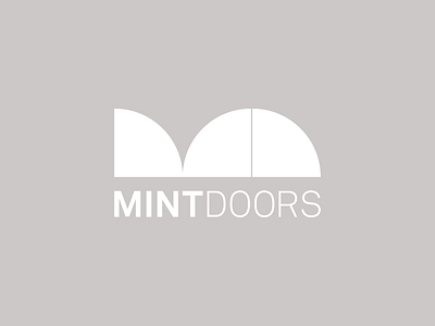 Mint Doors branding identity logo proposal