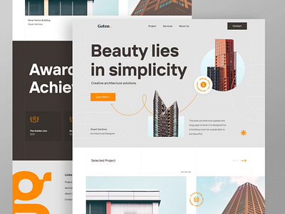 Goten Architecture Website UI Design For France Client