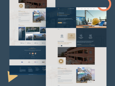 Khuld Builders Website UI Design For Qatar Client app branding design graphic design illustration logo typography ui ux vector