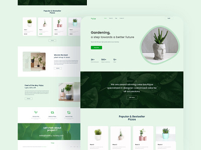 Heidery Nursery Website UI Design For Iran Client