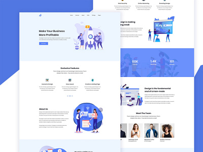 Profitable Business Website UI Design For Singapore Client app branding design graphic design icon illustration logo minimal typography ui ux vector web web design webdesign website design website ui design