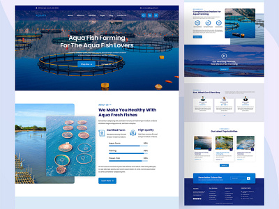 Sea Fish Website UI Design For Uganda Client