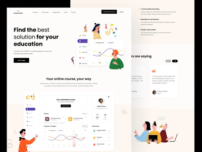 City School Website UI Design For New Zealand Client by ansar_designer ...