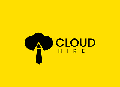 CLOUD HIRE LOGO DESIGN branding concept design design graphic design icon logo logo design vector