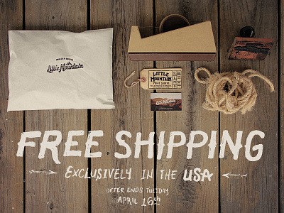 Tag it, Pack it, Ship it business card free free shipping hang tag little mountain packaging shipping stamp usa
