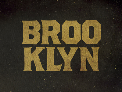 Brooklyn boroughs brooklyn brooklyn zoo east coast gold joe horacek new york nyc texture type typography