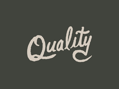 Quality branding design drawing hand drawn illustration joe horacek lettering little mountain print shoppe procreate quality script sketch type typography