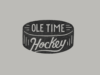 Ole Time Hockey Puck 2021 large