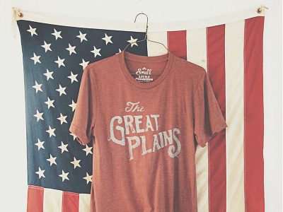 The Great Plains Tee great plains lifestyle joe horacek lettering little mountain print shoppe the great plains typography