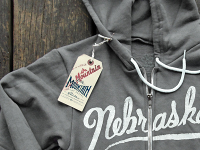 Nebraska Script Hoodie