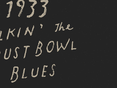 1933 Dust Bowl Blues