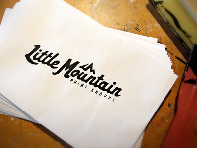 Envelopes design envelope joe horacek little mountain little mountain print shoppe logo print screen print