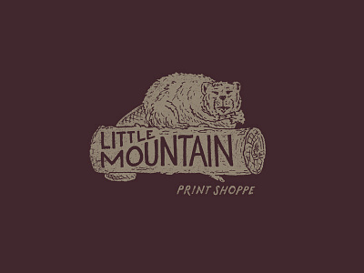 LMPS Beaver beaver design drawing hand drawn illustration joe horacek lettering little mountain print shoppe print screen printing sketch type typography