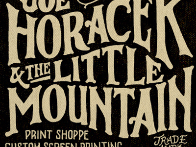 Joe Horacek & the Little Mountain Print Shoppe