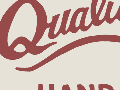 Quality branding design hand drawn illustration joe horacek lettering little mountain print shoppe quality screen printing script signage type typography vintage