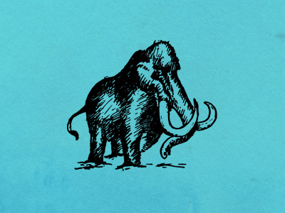Archie The Mammoth drawing hand drawn icon illustration joe horacek mammoth sketch