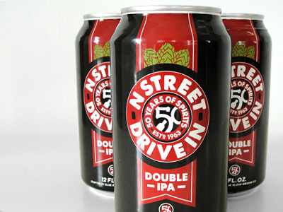 Double IPA 50 years anniversary beer booze design double ipa hops logo spirits