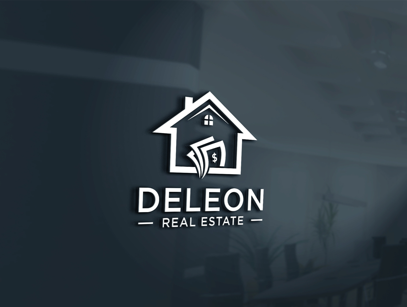 Cash Real Estate Logo Cash Property Logo Cash Home Logo by Active