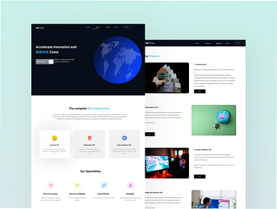 API Jug branding company elegant finance graphicdesign homepage interaction landing light ui