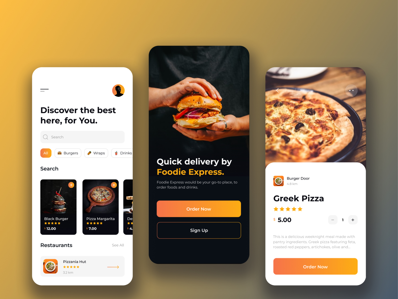 Foodie Express! by Libiya Mathew on Dribbble