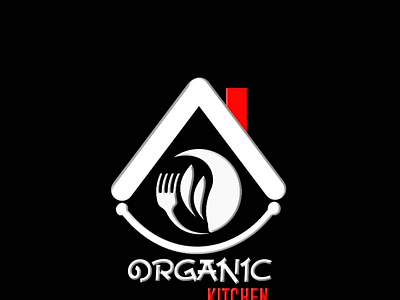 Organic kitchen 3d brand brand management brand manager branding creative creative design design graphic design logo logo design logo designer motion graphics organic food restaurant logo ui