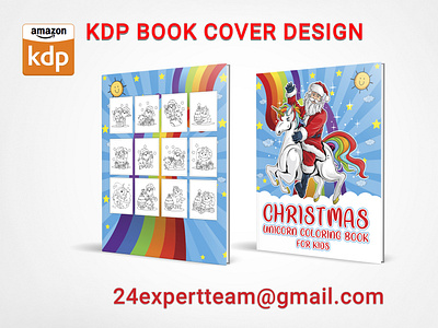 Christmas Unicorn Coloring Book for Kids | Christmas Book Cover amazo amazon book amazon book cover design amazon book design amazon books book cover book cover design childrensbooks christmas christmas book cover christmas coloring book christmas coloring book kids christmas unicorn christmas unicorn coloring book christmasbook design ebook cover kdp book cover unicorn coloring book