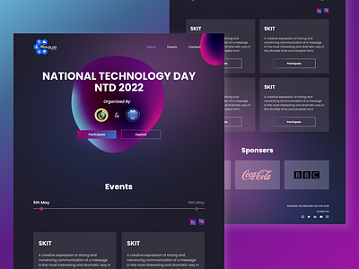 NTD - 2022 (Prakalpa) block design branding design illustration logo national technology day ui ux