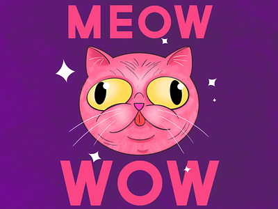 Meow Wow adventure time animation animator branding cartoon cat design funny graphic design illustration logo motion design pet design