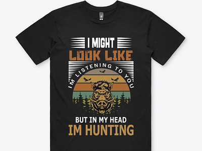 Hunting t shirt desgin