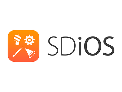 SDiOS Logo design idea identity illustration ios logo