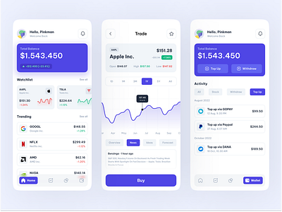 Stock Market - Mobile App