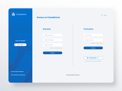 Caixadirecta Online Banking Redesign