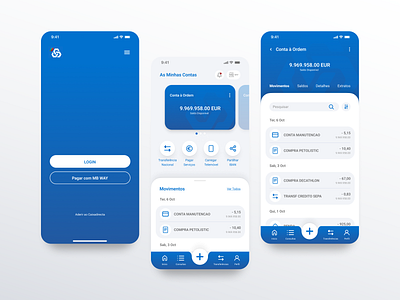 Caixadirecta Mobile App Redesign