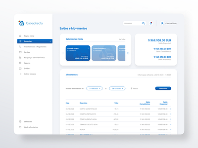 Caixadirecta Online Banking Redesign