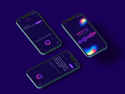 VOTO Speech Synthesis - Mobile App app mobile ui ux web