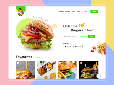 Order Burgers Website