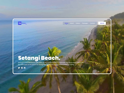 Travel Explorers Website Concept adobe xd after effects animation app beach design interaction animation interaction design interface design ios app landing page landing page design minimal design mobile app product design setangi beach video webdesign website website design