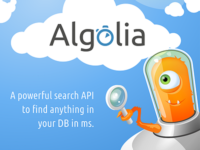 Algolia - Realtime Search as a Service algolia alien branding invaders saas search ux