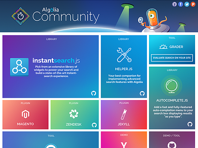 Algolia Community algolia api community open source search