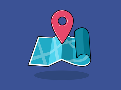Illus for algolia blog api geo geo search map pin places search